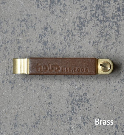 ★40%off【hobo】 ホーボー Brass Key Holder with Cow Leather "3Color"