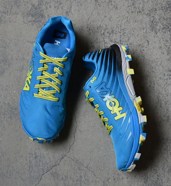 ★40%off【HOKA ONE ONE】 ホカオネオネ Evo Jawz "Cyan×Citrus"