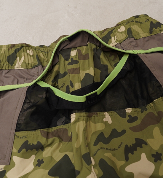 【Mountain Martial Arts】マウンテンマーシャルアーツ  unisex MMA_Jerry Ukai PONCHOMAN CAMO Hike&Run Shorts “2Color” ※ネコポス可