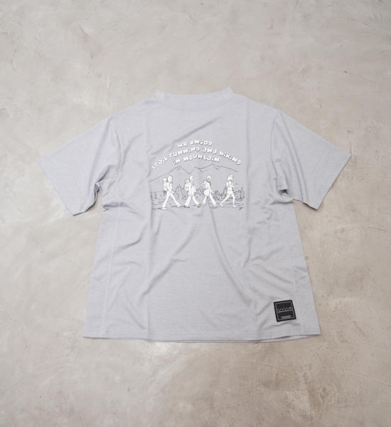 【Mountain Martial Arts】マウンテンマーシャルアーツ unisex MMA_Jerry Ukai Mountain Big Tee "Gray" ※ネコポス可