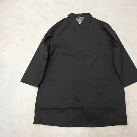 【nanamica】ナナミカ men's Packable Balmacaan Coat "Black"
