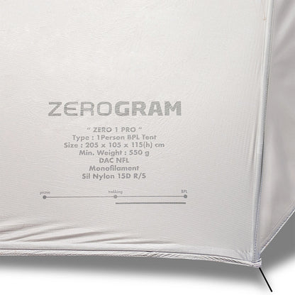 【ZEROGRAM】ゼログラム ZERO1 Pro "Stone Gray"