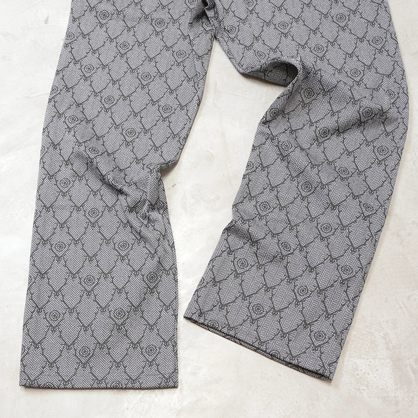【South2 West8】サウスツーウエストエイト  Trainer Pant-Poly Jq./Skull&Target "Gray"
