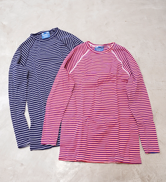 【WILDERNESS WEAR】ウィルダネスウェア PolyPRO+ 190 Long Sleeve Crew Stripe "2Color"