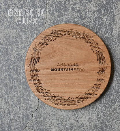 【Anarcho Cups】アナルコカップ Wood Lid (for Cup & Mug)