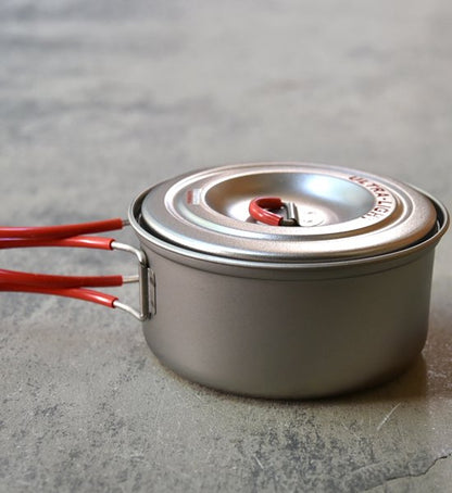 【EVERNEW】エバニュー Titanium Ultra-Light Cookware 1RED