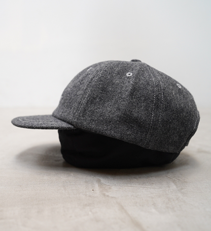 【and wander】アンドワンダー wool melton cap "2Color"