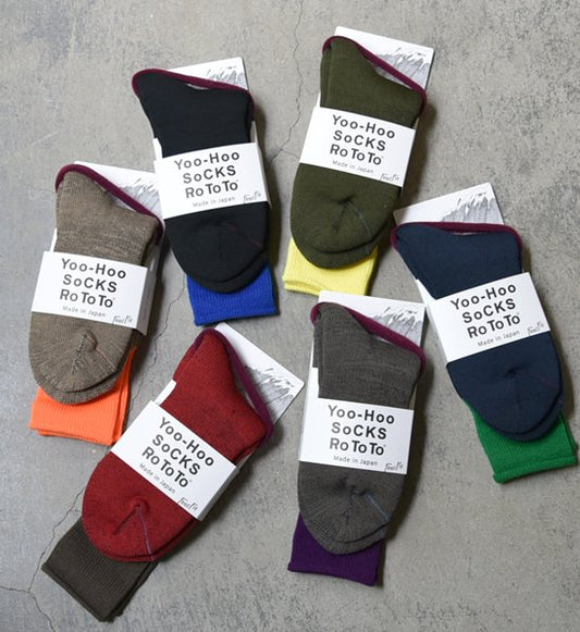 【RoToTo】ロトト Yoo-Hoo Socks "6Color"