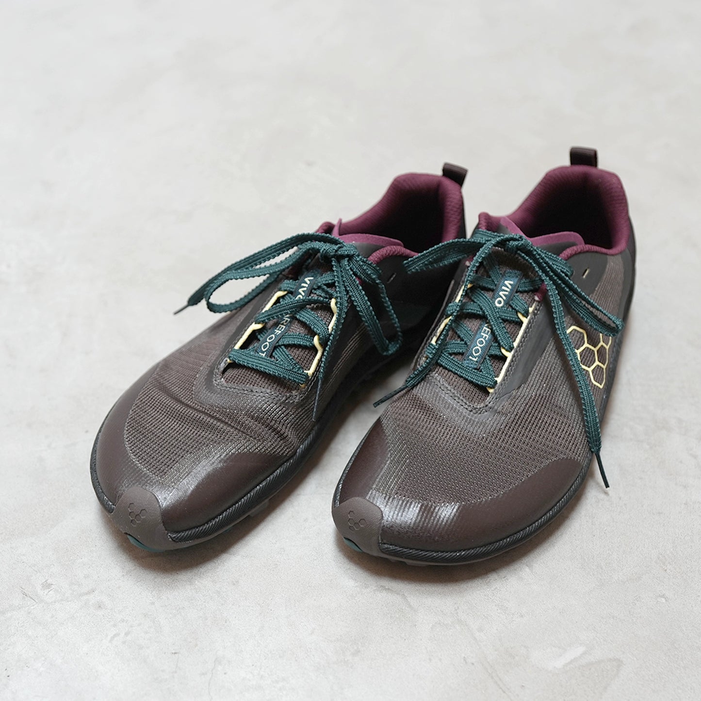 【VIVOBAREFOOT】ヴィヴォ ベアフット women's Primus Trail Flow "Chocolate Torte"