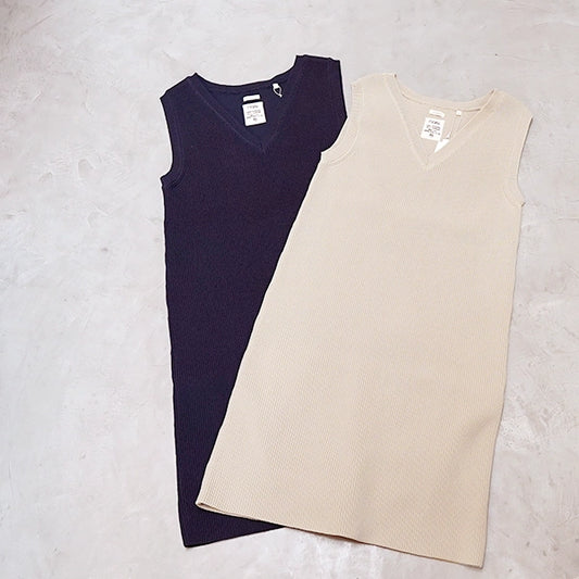 【nanamica】ナナミカ women's 7G Knit Dress "2Color"