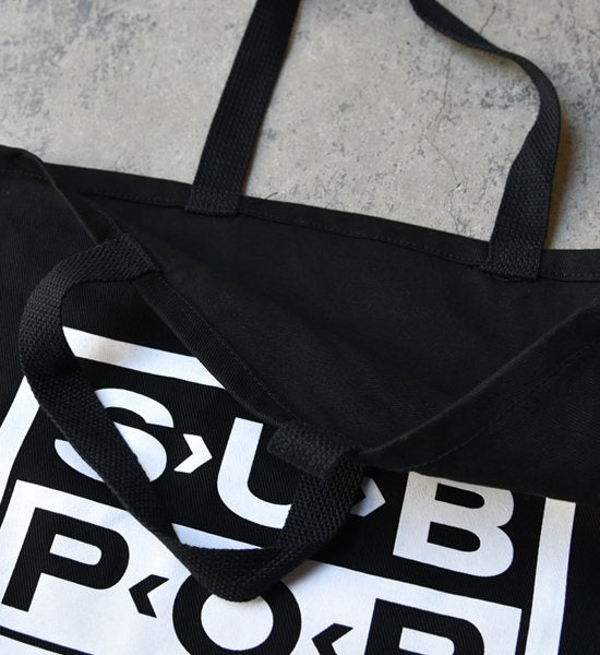 【SUB POP】サブポップ Logo Tote Bag "Black"