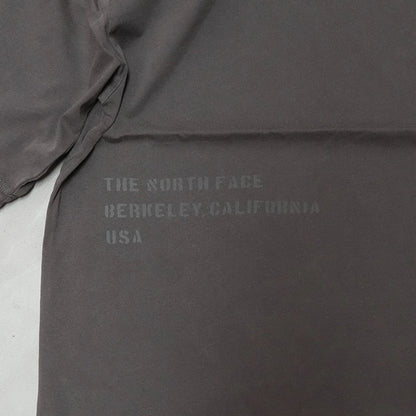 【THE NORTH FACE Purple Label】ノースフェイスパープルレーベル  women's Garment Dyed Lettered Field Tee "Charcoal" ※ネコポス可