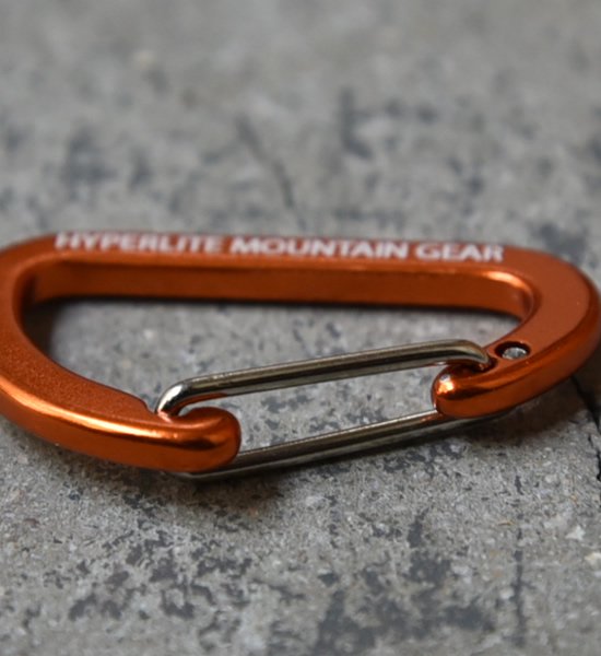 【Hyperlite Mountain Gear】ハイパーライトマウンテンギア The Flat Micro D Carabiner ”Orange” ※ネコポス可