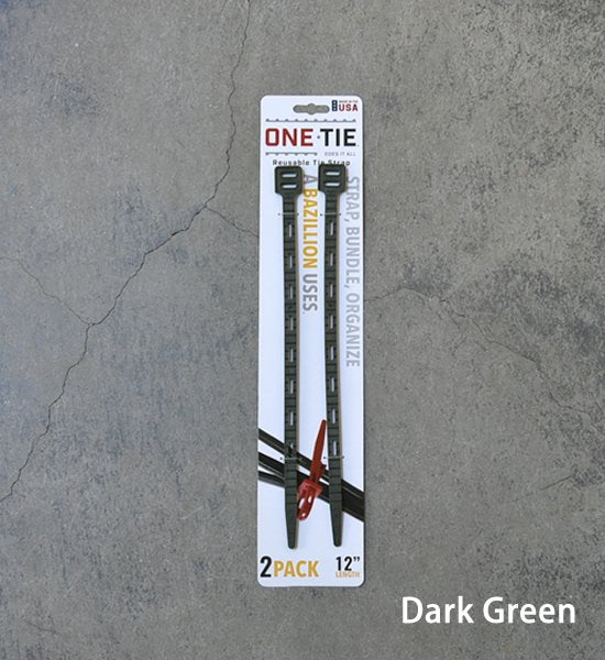 【ONE TIE】ワンタイ ONE-Tie 12インチ(2本セット) "2Color"