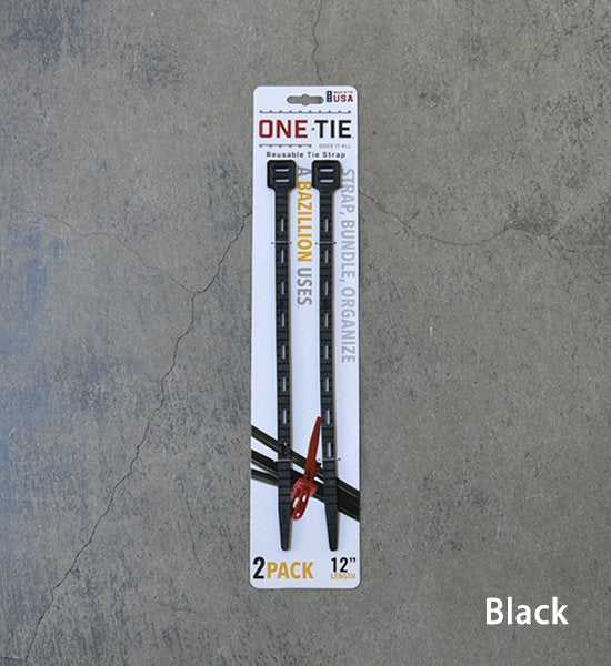 【ONE TIE】ワンタイ ONE-Tie 12インチ(2本セット) "2Color"