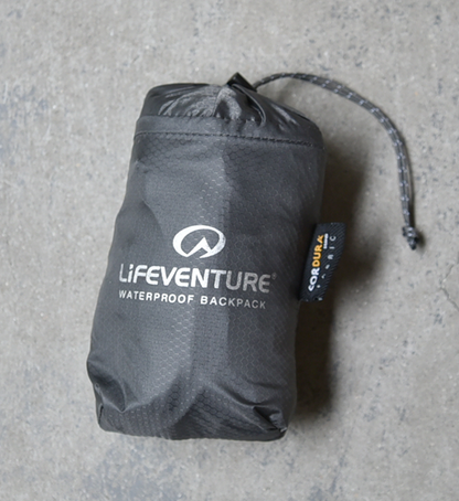 【LIFEVENTURE】ライフベンチャー Packable Waterproof Backpack "Gray"