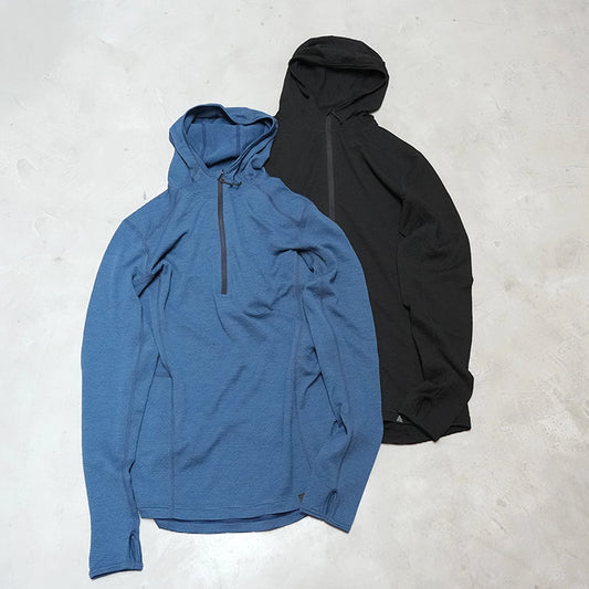 【STATIC】スタティック unisex Distance Half Zip Hoody "2Color"