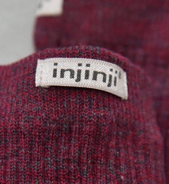 【injinji】インジンジ women's Liner＋Hiker Crew "Maroon"