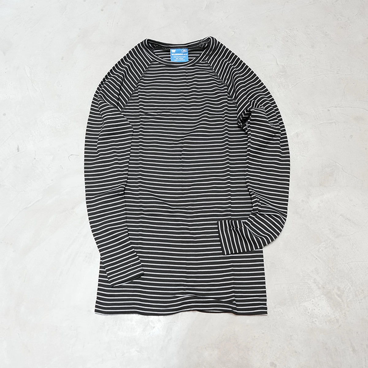 【WILDERNESS WEAR】ウィルダネスウェア PolyPRO+ 190 Long Sleeve Crew Neck Top Stripe "3Color"