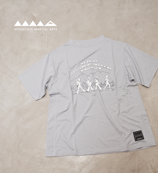 【Mountain Martial Arts】マウンテンマーシャルアーツ unisex MMA_Jerry Ukai Mountain Big Tee "Gray" ※ネコポス可