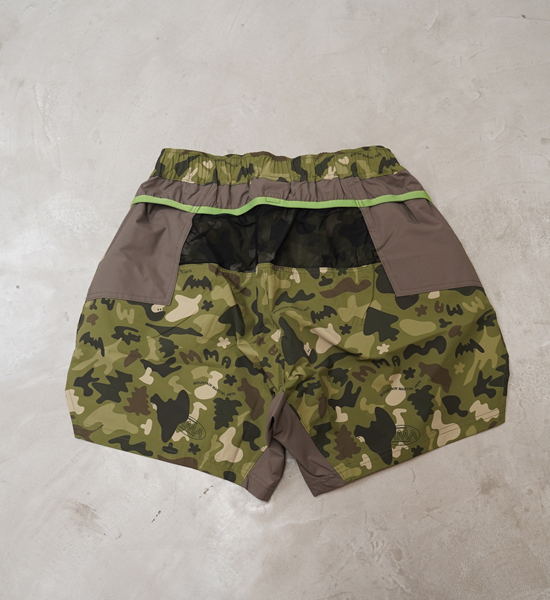 【Mountain Martial Arts】マウンテンマーシャルアーツ  unisex MMA_Jerry Ukai PONCHOMAN CAMO Hike&Run Shorts “2Color” ※ネコポス可