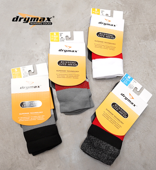 【drymax】ドライマックス Running Lite-Mesh Crew "5Color" ※ネコポス可