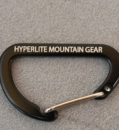 【Hyperlite Mountain Gear】ハイパーライトマウンテンギア The Flat Micro D Carabiner ”Black” ※ネコポス可