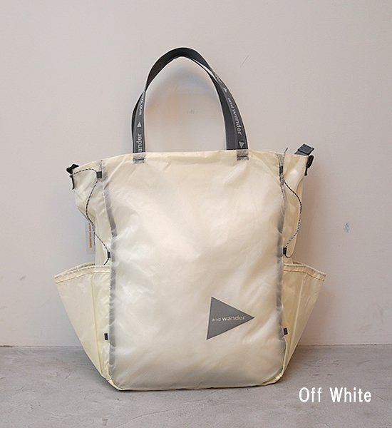 【and wander】アンドワンダー sil tote bag "3Color"