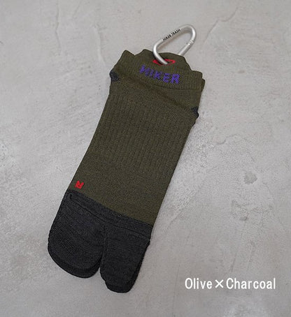 【HIKER TRASH】 ハイカートラッシュ Zen Socks "Hike＆Run" "4Color" ※ネコポス可