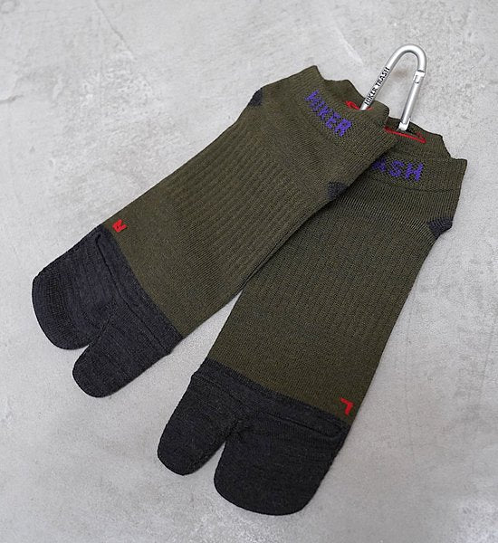 【HIKER TRASH】 ハイカートラッシュ Zen Socks "Hike＆Run" "4Color" ※ネコポス可