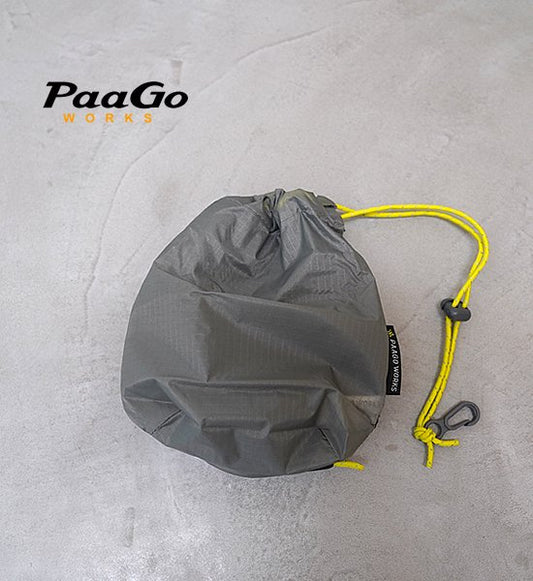 【PaaGo WORKS】パーゴワークス W-Face Stuffbag 1 "Gray" ※ネコポス可