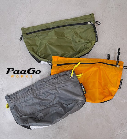 【PaaGo WORKS】パーゴワークス W-Face Pouch 2 "3Color" ※ネコポス可