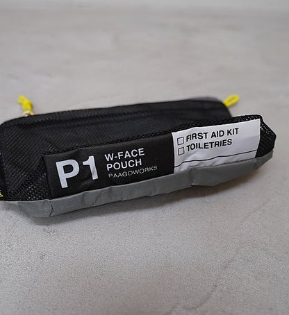 【PaaGo WORKS】パーゴワークス W-Face Pouch 1 "3Color" ※ネコポス可