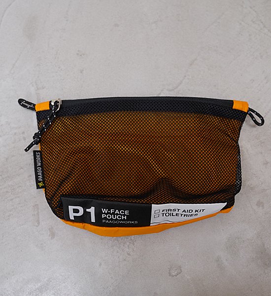 【PaaGo WORKS】パーゴワークス W-Face Pouch 1 "3Color" ※ネコポス可