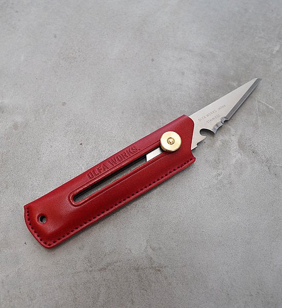 【OLFA WORKS】オルファワークス 数量限定 Bushcraft Knife Leather "2Color"