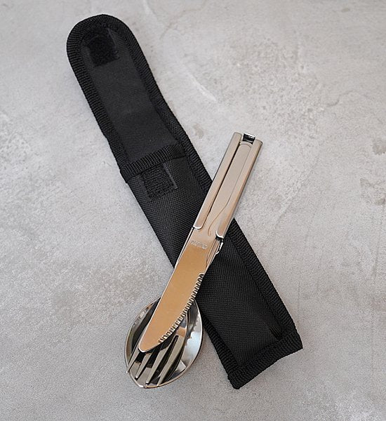 【HAYES TOOLING & PLASTICS】ヘイズ ツーリング アンド プラスチック Hobo Cutlery Set 5 "Silver"