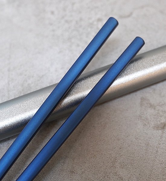 【Toni Fabrioli】Stout Titanium Chopsticks Kit "Blue" ※ネコポス可