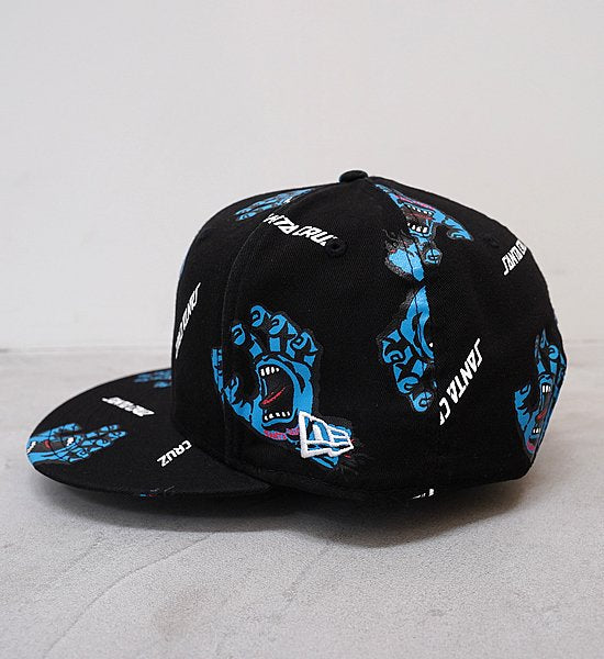 【NEW ERA】ニューエラ 9FIFTY Santa Cruz スクリーミングハンド "Black"