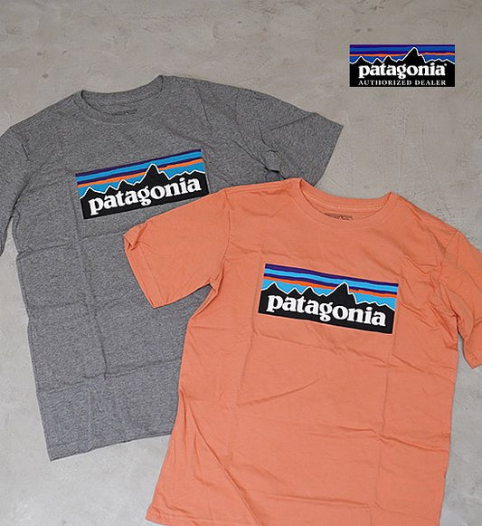 【patagonia】パタゴニア Boys' P-6 Logo Organic T-Shirt "2Color" ※ネコポス可