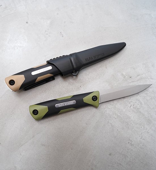 【OLFA WORKS】オルファワークス Outdoor Knife Sanga "2Color"