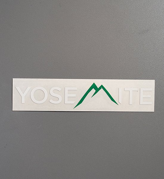 【Yosemite】 Yosemite Original Sticker "White" ※ネコポス可