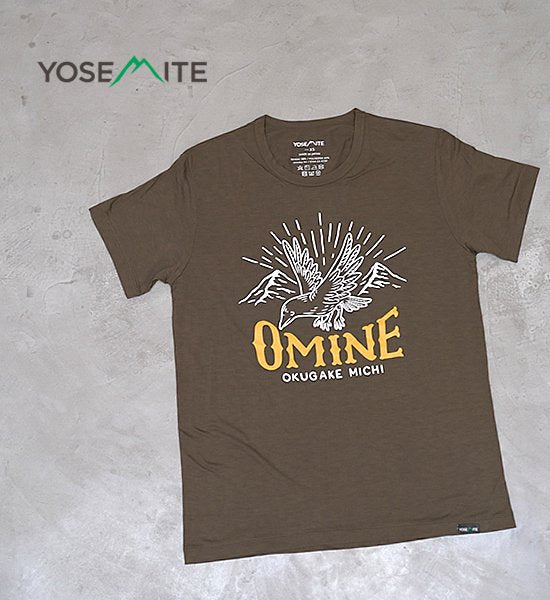 【Yosemite】unisex omine-T-Shirts "Khaki" ※ネコポス可