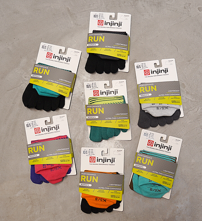 【injinji】インジンジ women's Run Lightweight No-Show "7Color" ※ネコポス可