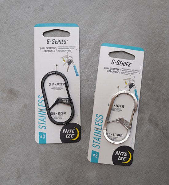 【NITE IZE】ナイトアイズ G Carabiner Stainless #3 "2Color" ※ネコポス可