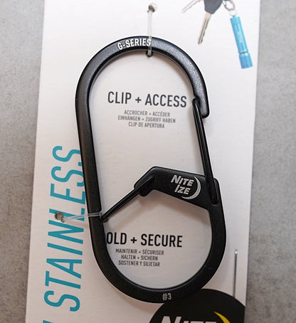 【NITE IZE】ナイトアイズ G Carabiner Stainless #3 "2Color" ※ネコポス可