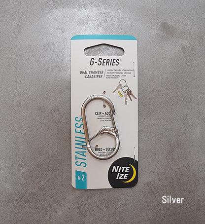 【NITE IZE】ナイトアイズ G Carabiner Stainless #2 "2Color" ※ネコポス可