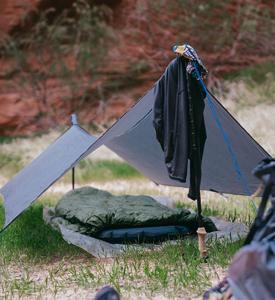 【Gossamer Gear】ゴッサマーギア Solo Tarp "Gray"