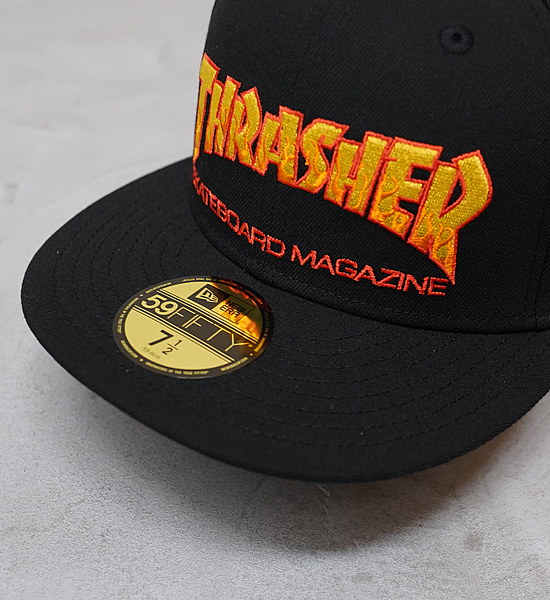 ★30%off【NEW ERA】ニューエラ 59Fifty Thrasher Magazine Logo ”Black”