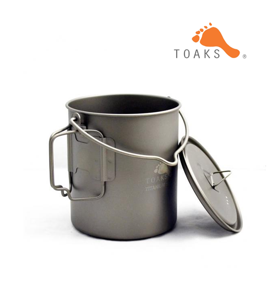 【TOAKS】トークス Titanium 750ml With Bail Handle