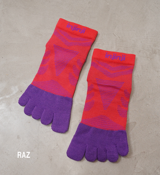 【injinji】インジンジ women's Ultra Run Mini-Crew "5Color" ※ネコポス可